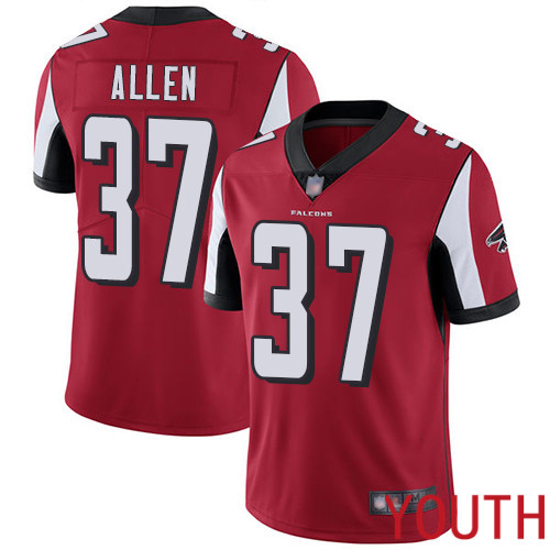 Atlanta Falcons Limited Red Youth Ricardo Allen Home Jersey NFL Football #37 Vapor Untouchable->youth nfl jersey->Youth Jersey